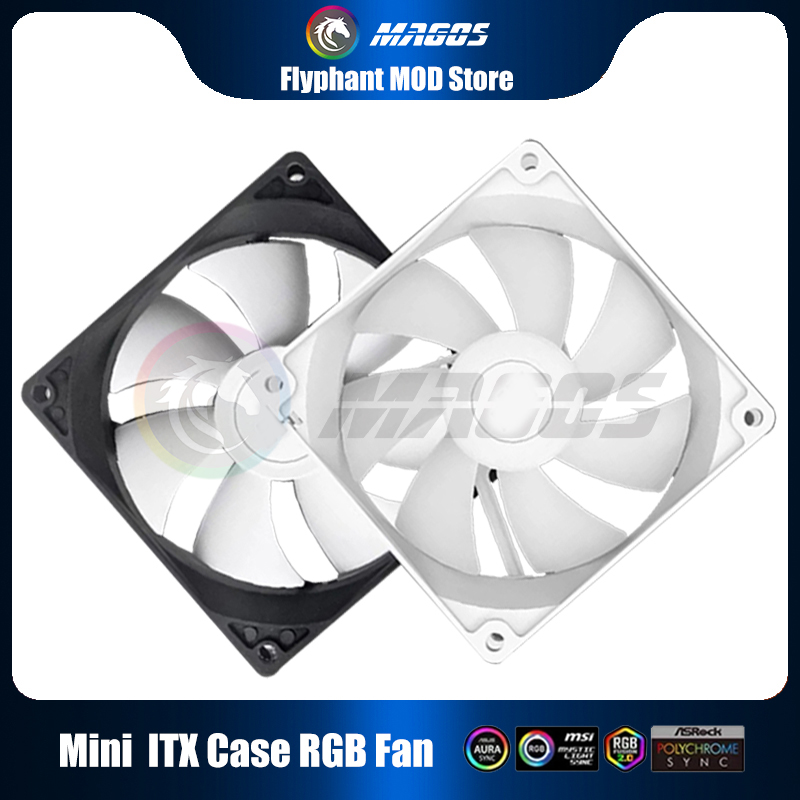 Fly Line - Mini itx caso argb ventilador 8cm