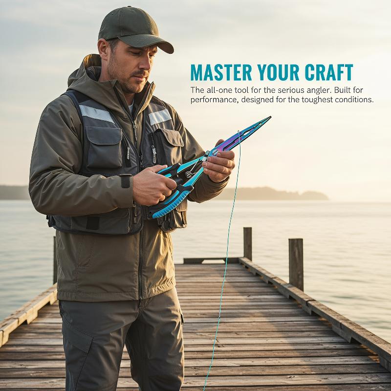 Saltwater Line - Alicate de Pesca em Aço Inoxidável