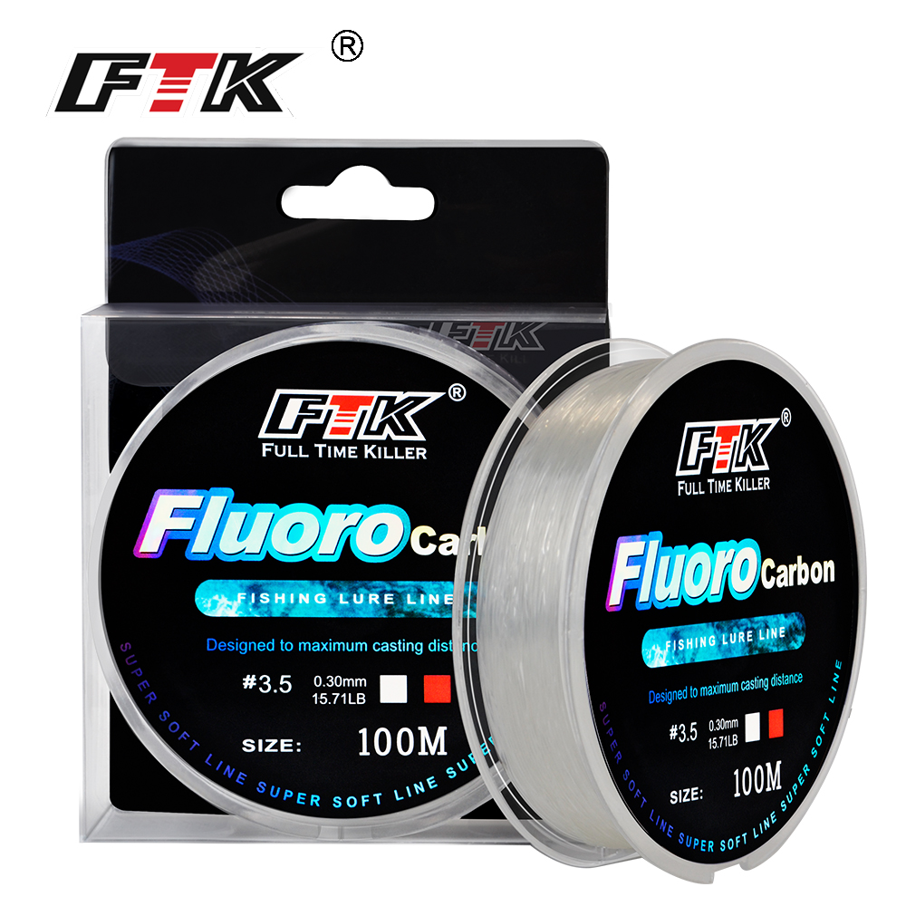 Fluorocarbon Line - Ftk 100m linha de pesca de