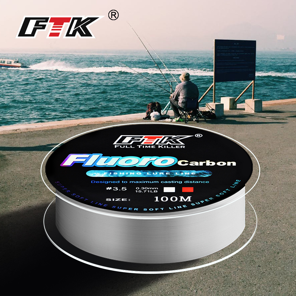 Fluorocarbon Line - Linha de pesca com revestimento de