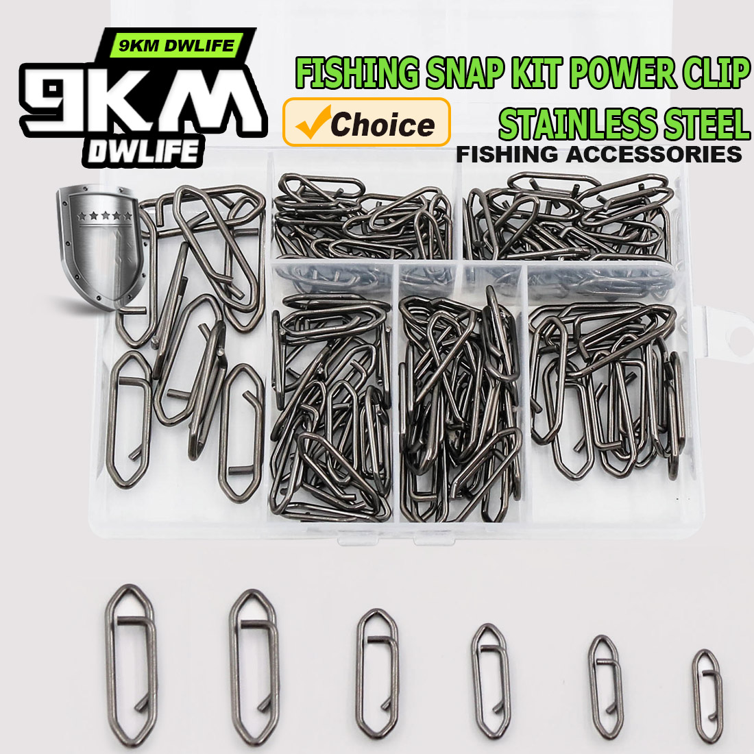 Saltwater Line - 9km kit de pressão de pesca