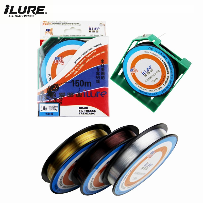 Fluorocarbon Line - Linha de Pesca 150M de Fluorocarbono,