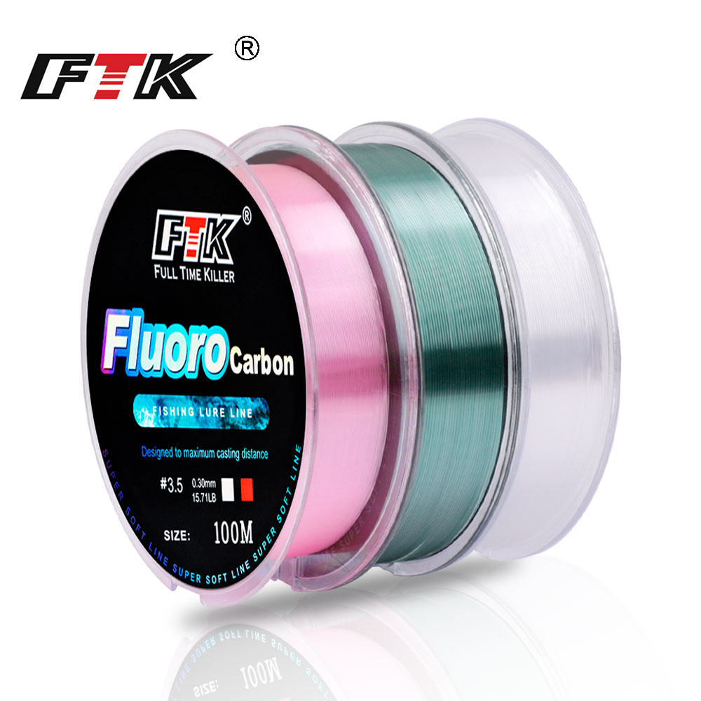 Saltwater Line - Ftk 100m linha de pesca com