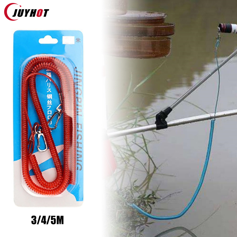 Fishing Line Spooler - Anti-Lost Espiral Primavera Corda De Pesca,