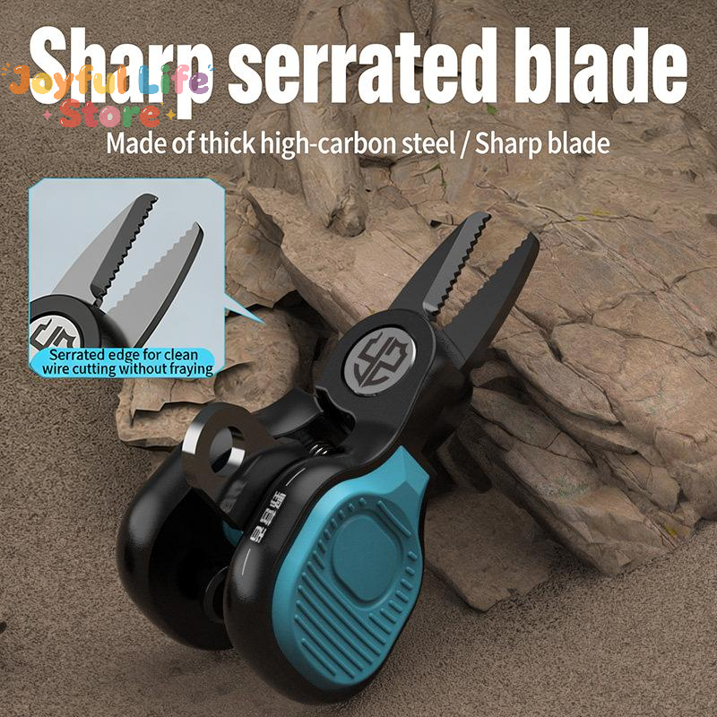 Fishing Line Cutter - Tesoura Portátil de Aço Inoxidável para