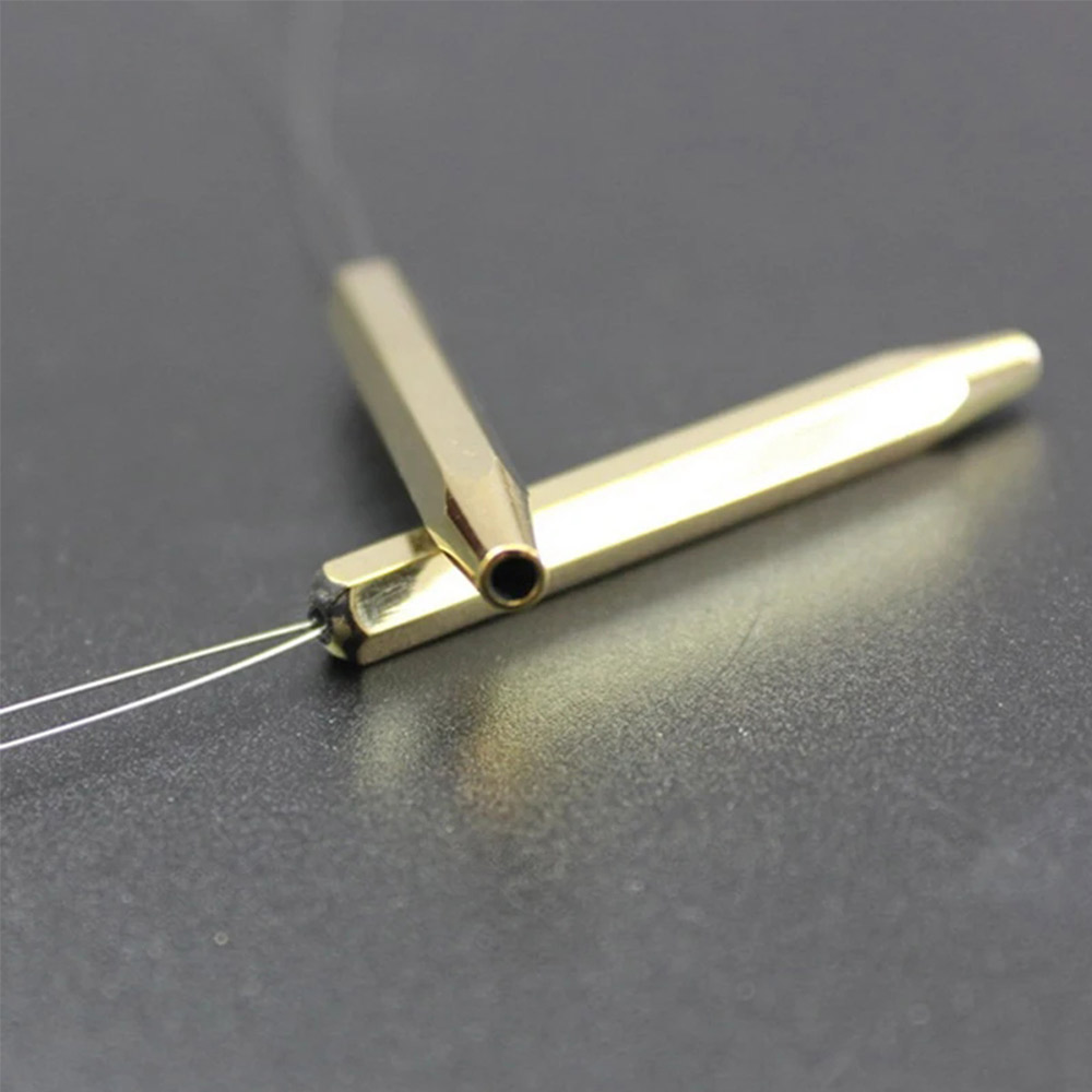 1pc bobina de bronze threader  - Fishing Line Winder avaliação e preço