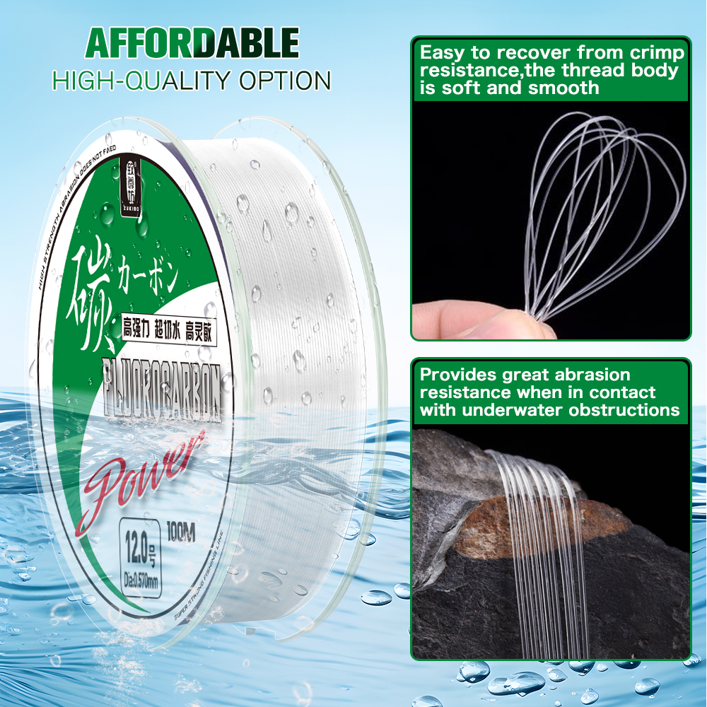ZUKIBO-Super Strong Monofilame - Fluorocarbon Line avaliação e preço