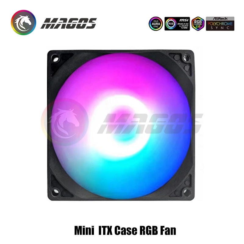 Mini itx caso argb ventilador  - Fly Line avaliação e preço