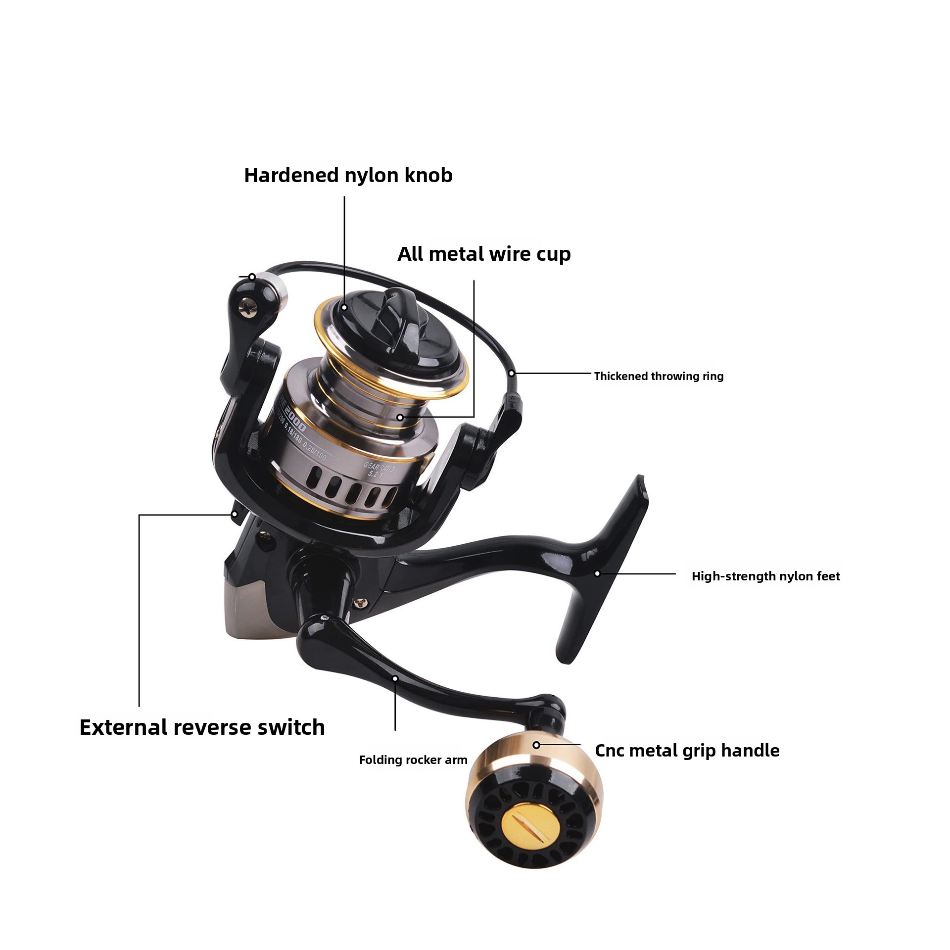 Carretilha de Pesca de Metal C - Ice Fishing Line avaliação e preço