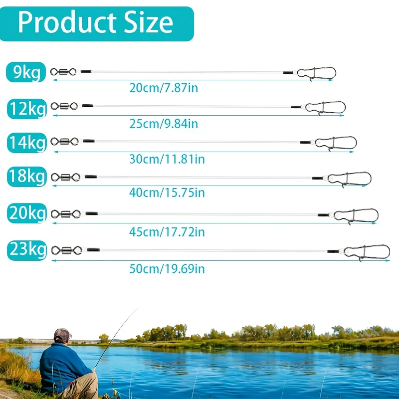 15 peças de Linha Fluorocarbon - Leader Line avaliação e preço