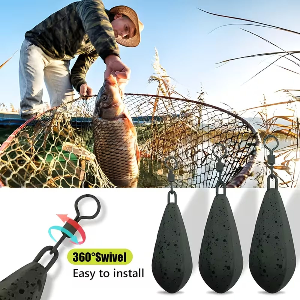 Chumbadas de pesca de carpa re - Leader Line avaliação e preço