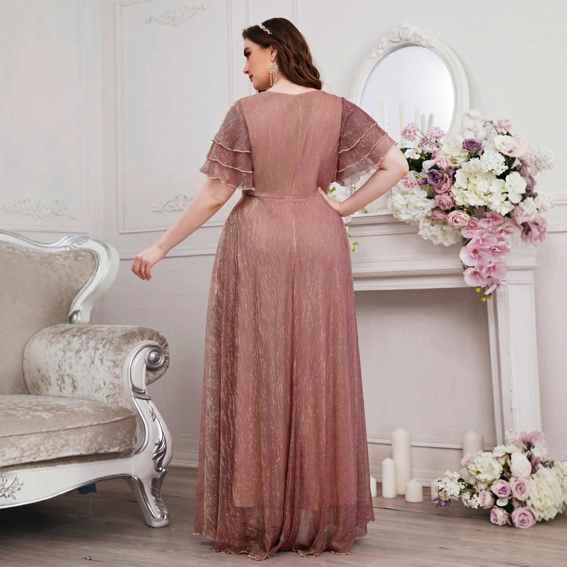 Vestido Longo de Luxo com Glit - Fly Line avaliação e preço
