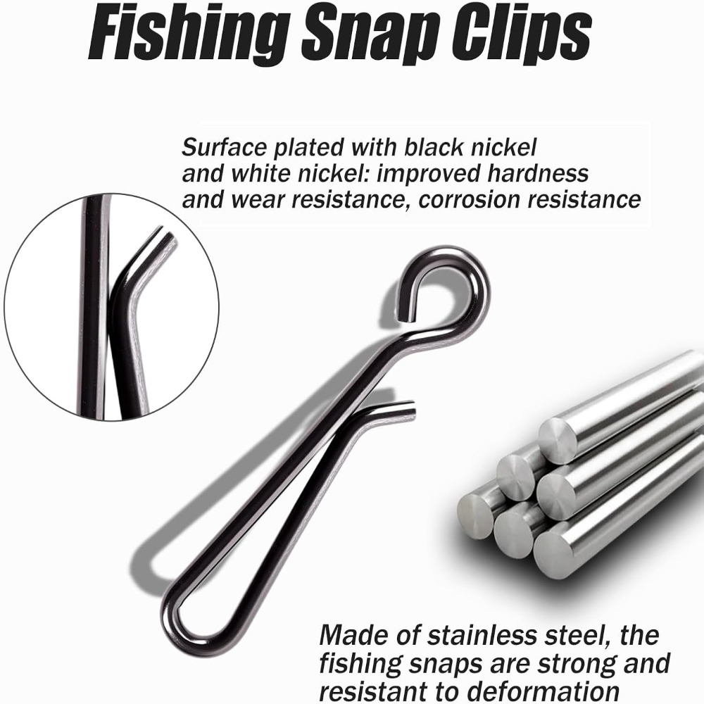 100 Peças de Clipes de Pesca e - Saltwater Line avaliação e preço