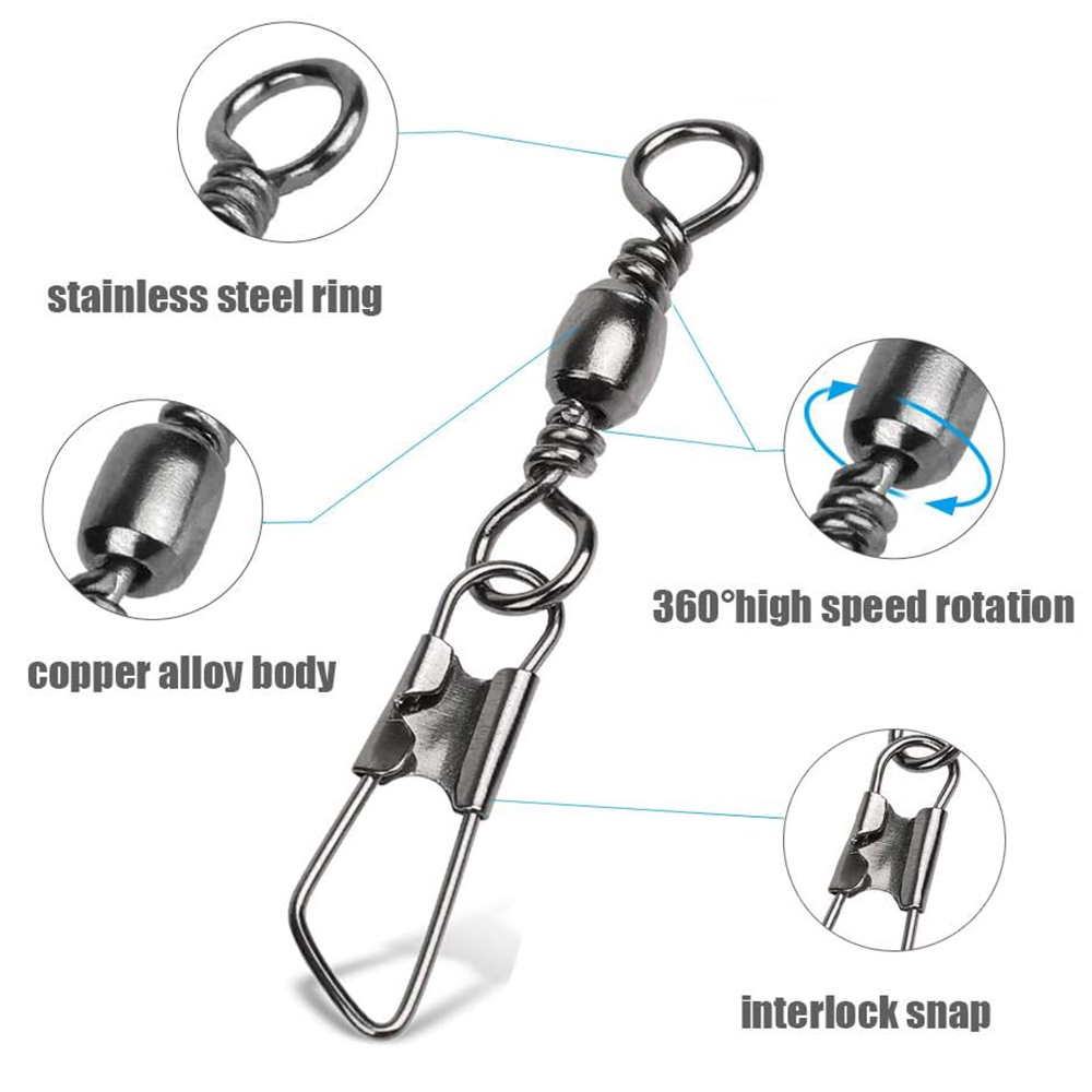 50 Peças de Conectores Giratór - Saltwater Line avaliação e preço