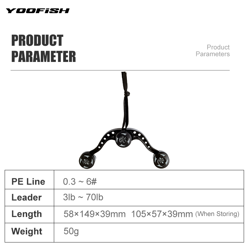 Yoofish ferramentas de pesca g - Leader Line avaliação e preço
