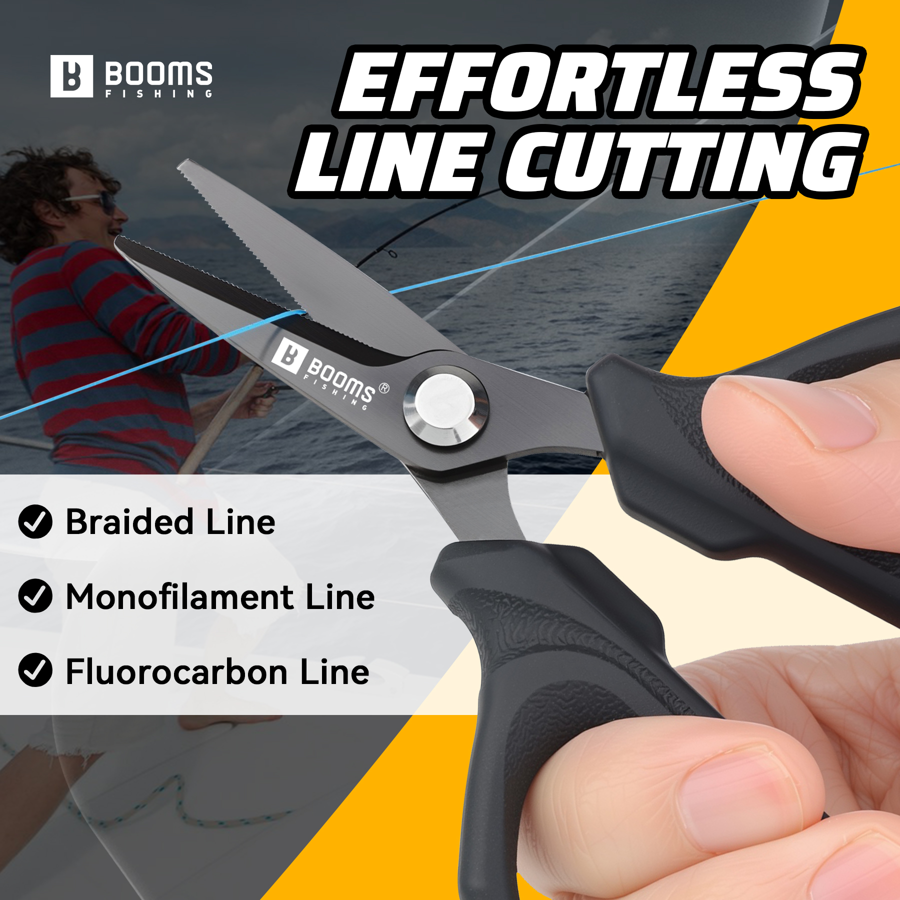 Booms pesca s07 aço inoxidável - Fishing Line Box avaliação e preço