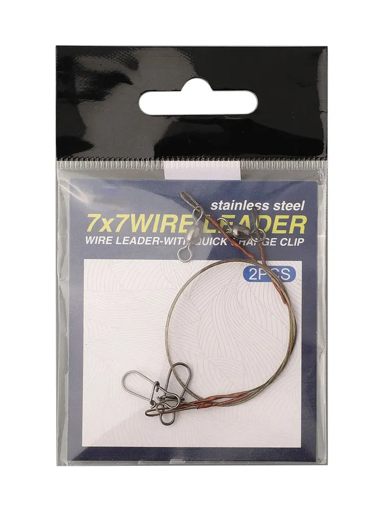 Wire Leader Core Leash com Sna - Leader Line avaliação e preço
