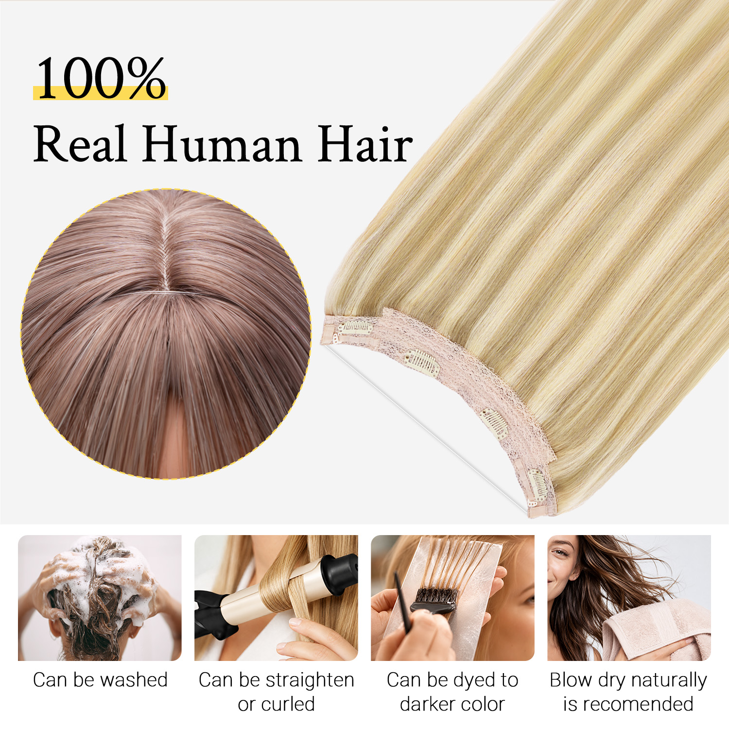 Extensões de Cabelo Halo Invis - Tippet Line avaliação e preço