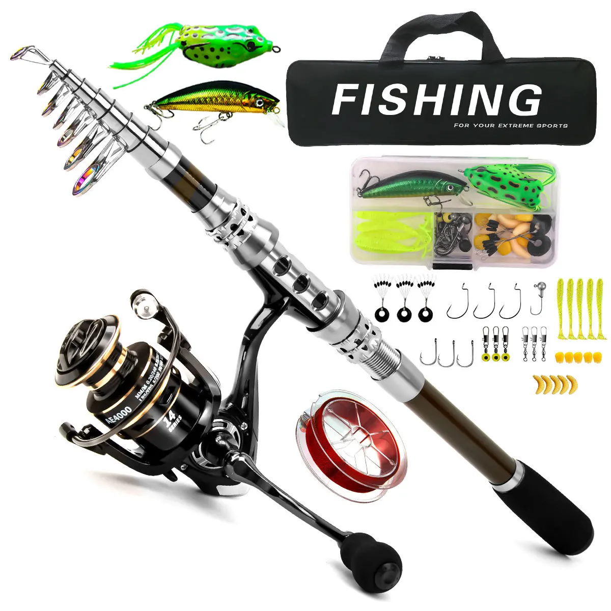 Conjunto de roda de vara de ca - Freshwater Line avaliação e preço