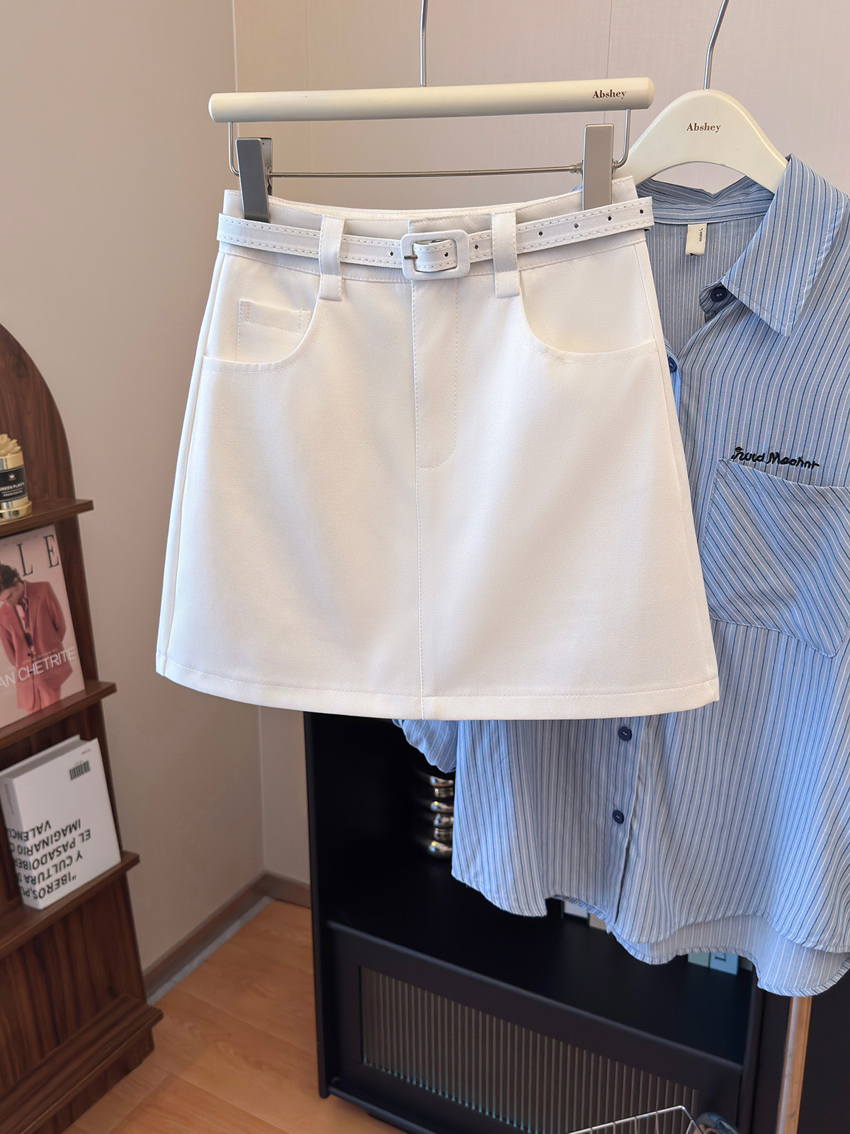 Nova Saia Jeans Mini Acima do  - Fly Line avaliação e preço