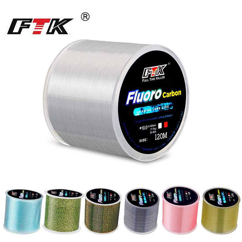 Ftk 120m linha de pesca 0.2mm- - Fluorocarbon Line avaliação e preço