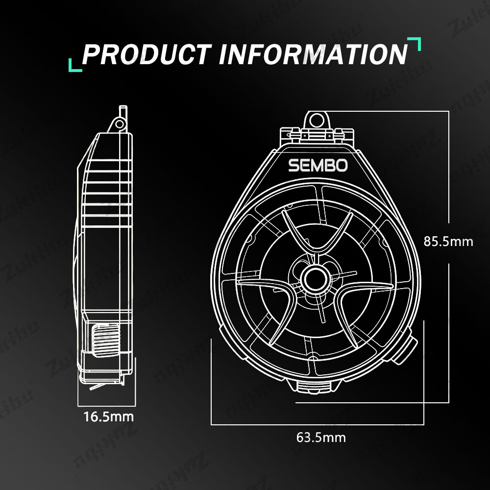 ZUKIBO Caixa compacta de armaz - Saltwater Line avaliação e preço