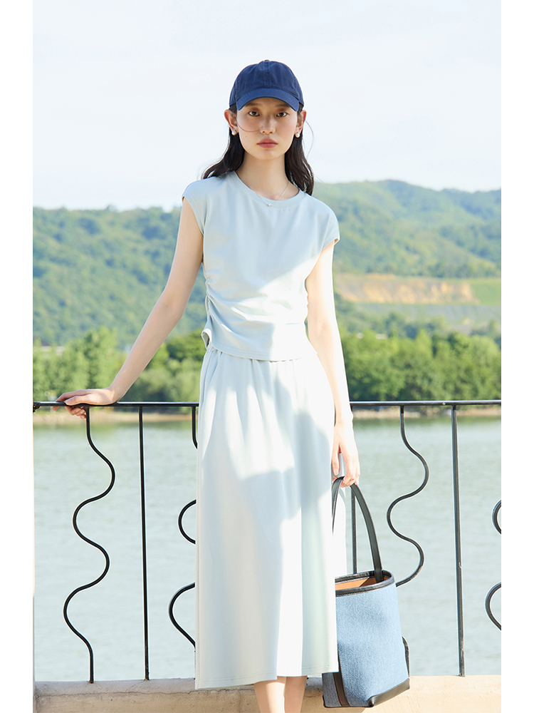 ZIQIAO-Conjunto de saia e cami - Fly Line avaliação e preço