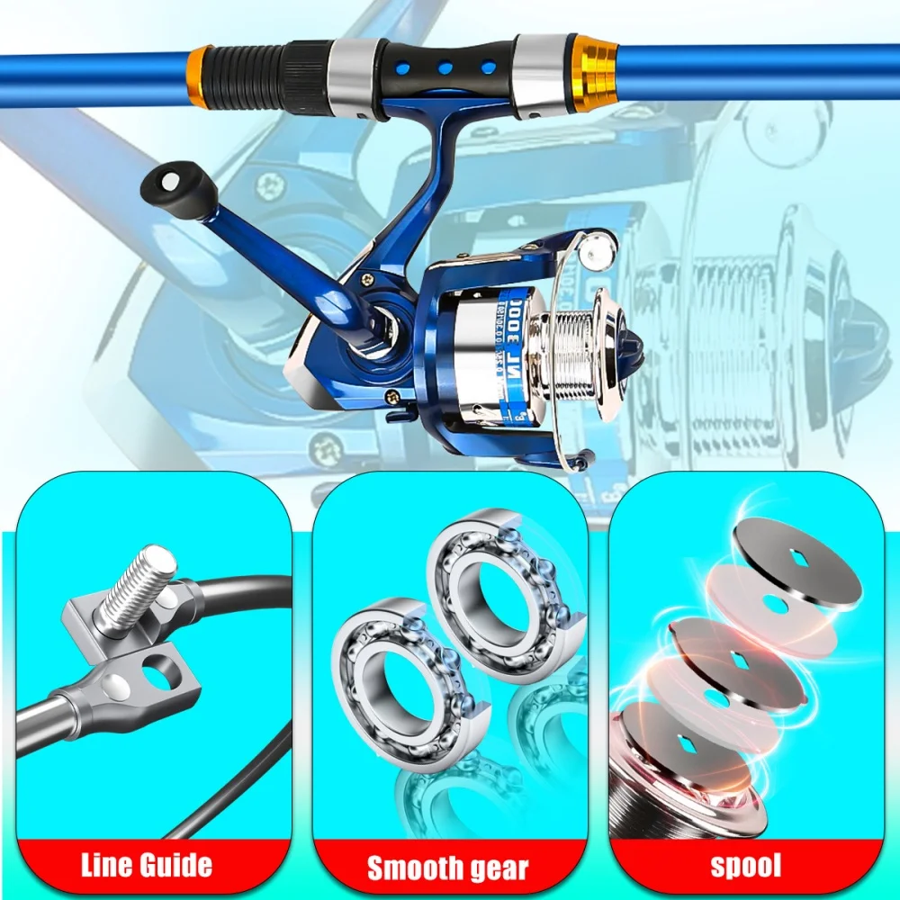 Conjunto de vara de pesca tele - Freshwater Line avaliação e preço
