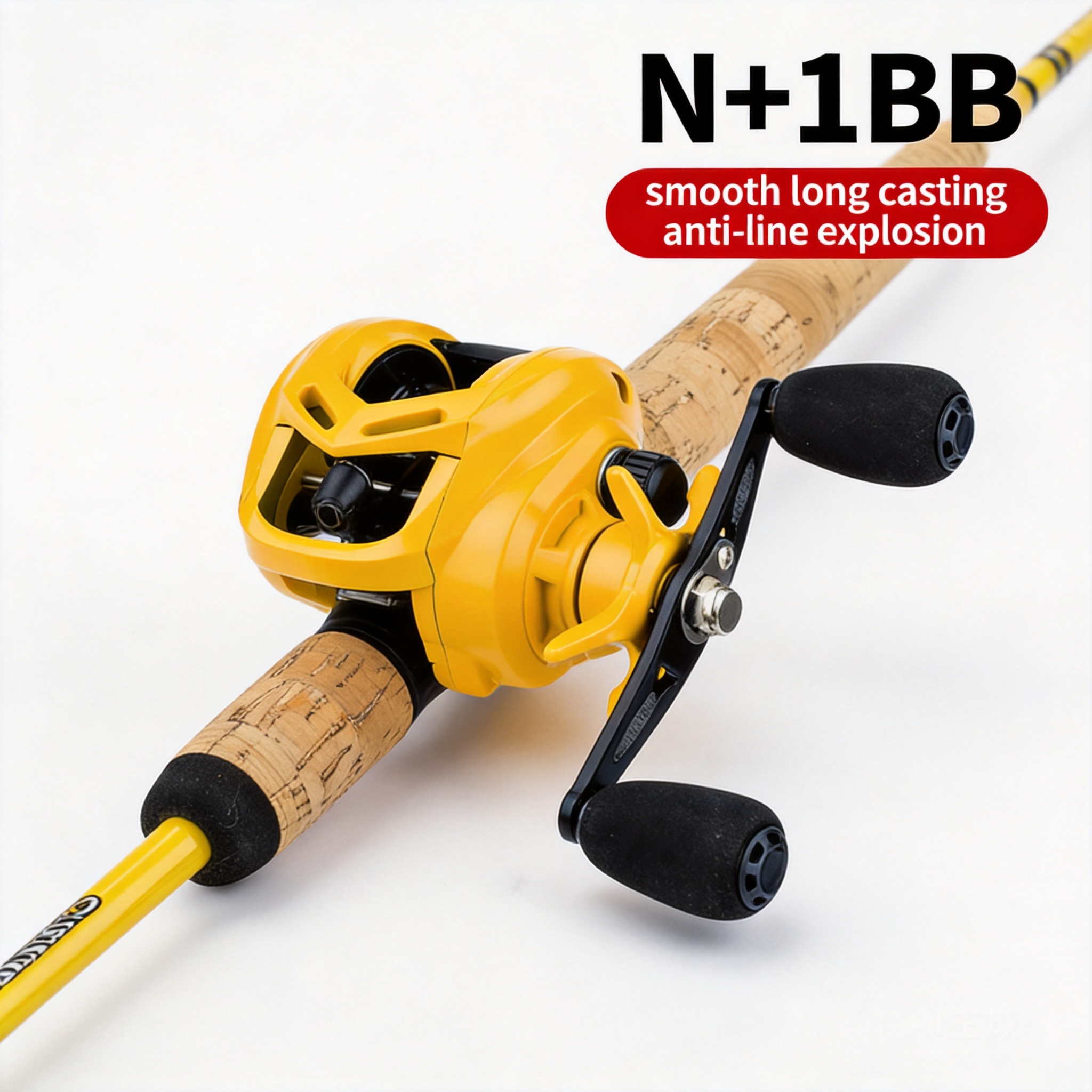 Carretilha de Pesca Amarela N+ - Ice Fishing Line avaliação e preço