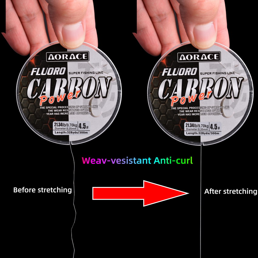 Aorace 300m linha de pesca de  - Fluorocarbon Line avaliação e preço