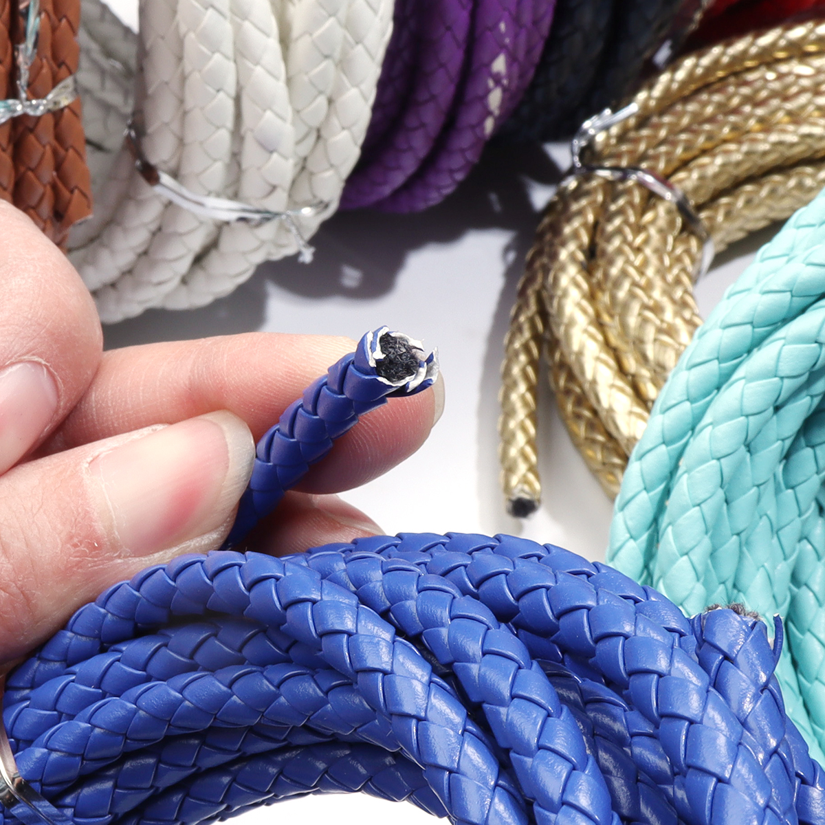 5 jardas/lote 6/7mm cabo de co - Braided Line avaliação e preço