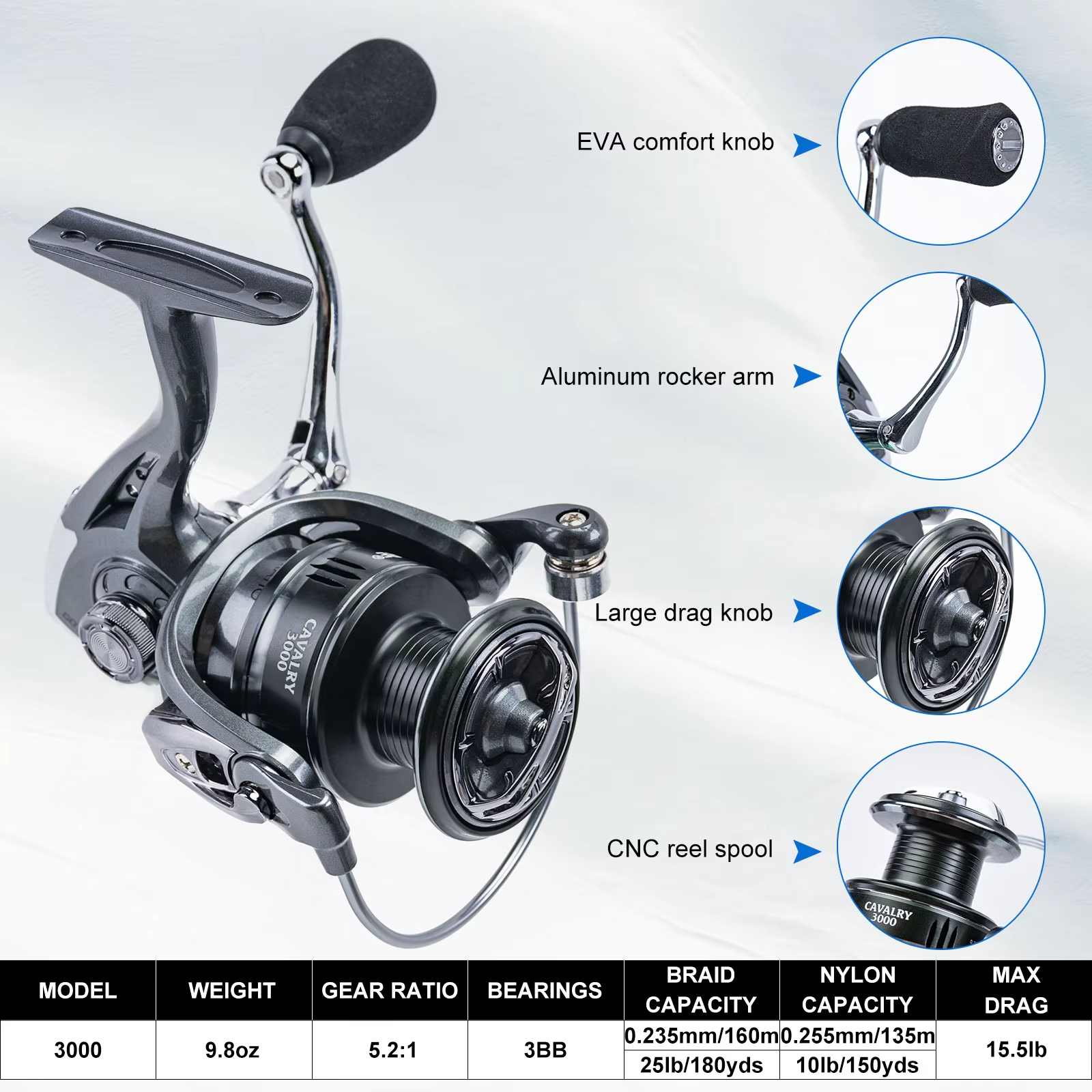 Goture vara de pesca telescópi - Fishing Line Spooler avaliação e preço