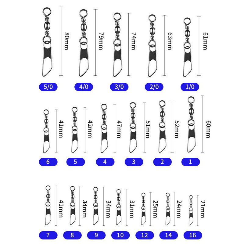 100 Peças Girador de Pesca Tip - Saltwater Line avaliação e preço