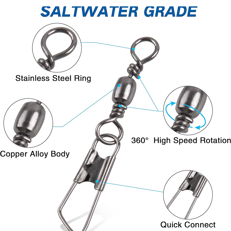 100 Peças Girador de Pesca Tip - Saltwater Line avaliação e preço