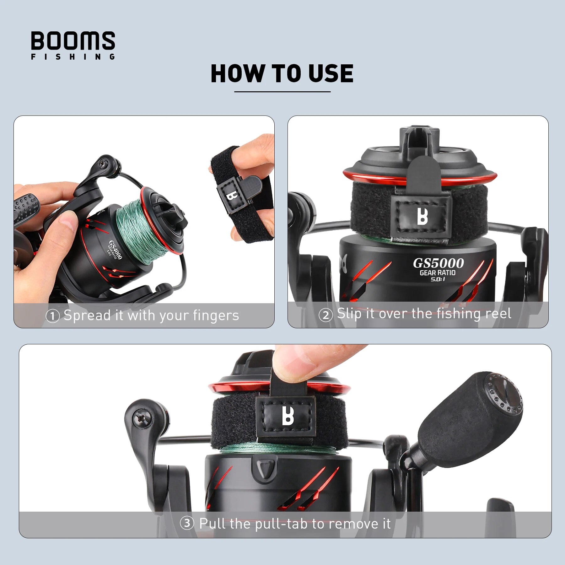 Booms Pesca Spinning Reel Prot - Fishing Line Spool avaliação e preço